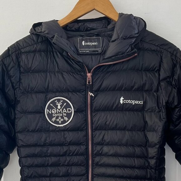 Cotopaxi Woman's Black Fuego Hooded 800-Fill Down OUdoor Winter Jacket Sz Med - Picture 8 of 9